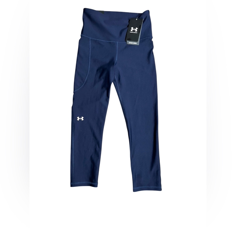 Under Armour HeatGear Compression Capri Cropped Leggings Women’s XS NWT - Picture 2 of 5